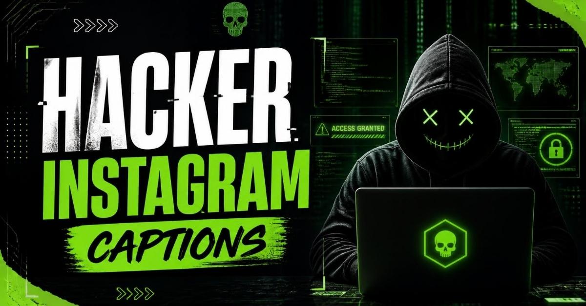 Hacker instagram captions