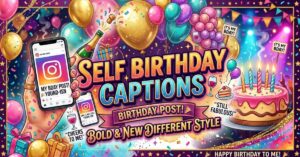 Self Birthday Captions